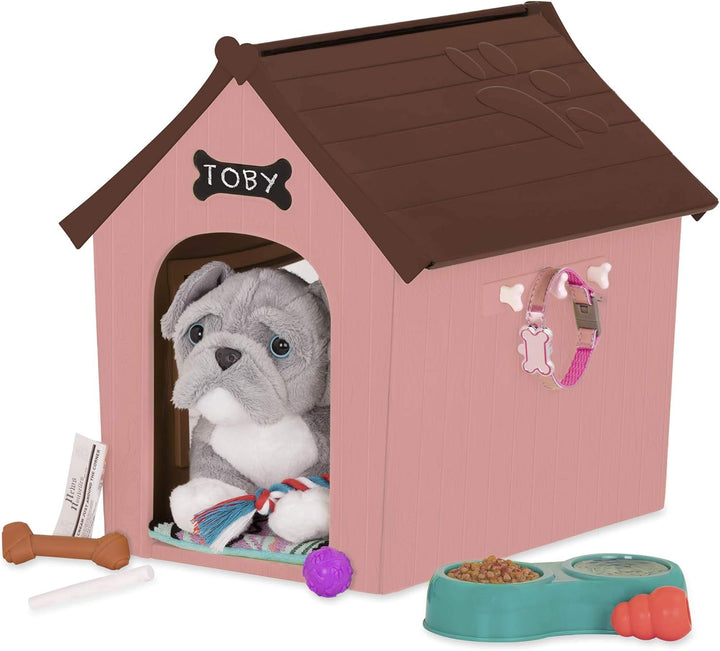 Our Generation - OG-Hundehaus - Hundehaus Spielset - Haustierspielzeug - 46 cm Puppe Zubehör - Vorge