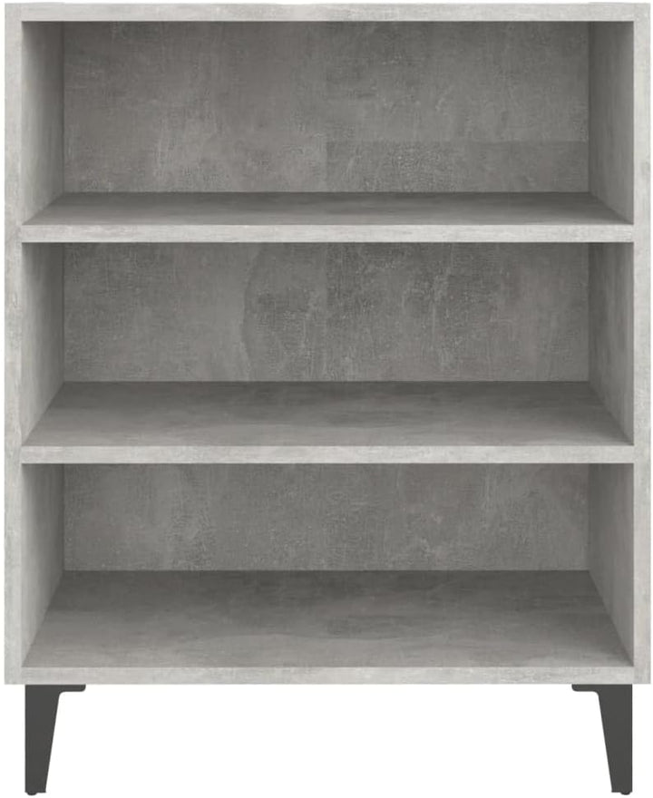 vidaXL Sideboard mit 3 Regalböden Bücherregal Standregal Beistellschrank Bücherschrank Regal Schrank