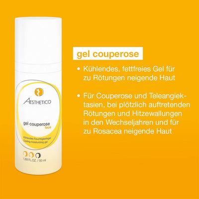 Aesthetico - Gesichtspflege - Gel Couperose - 2x50 ml 50.00 ml (2er Pack), 50.00 ml (2er Pack)