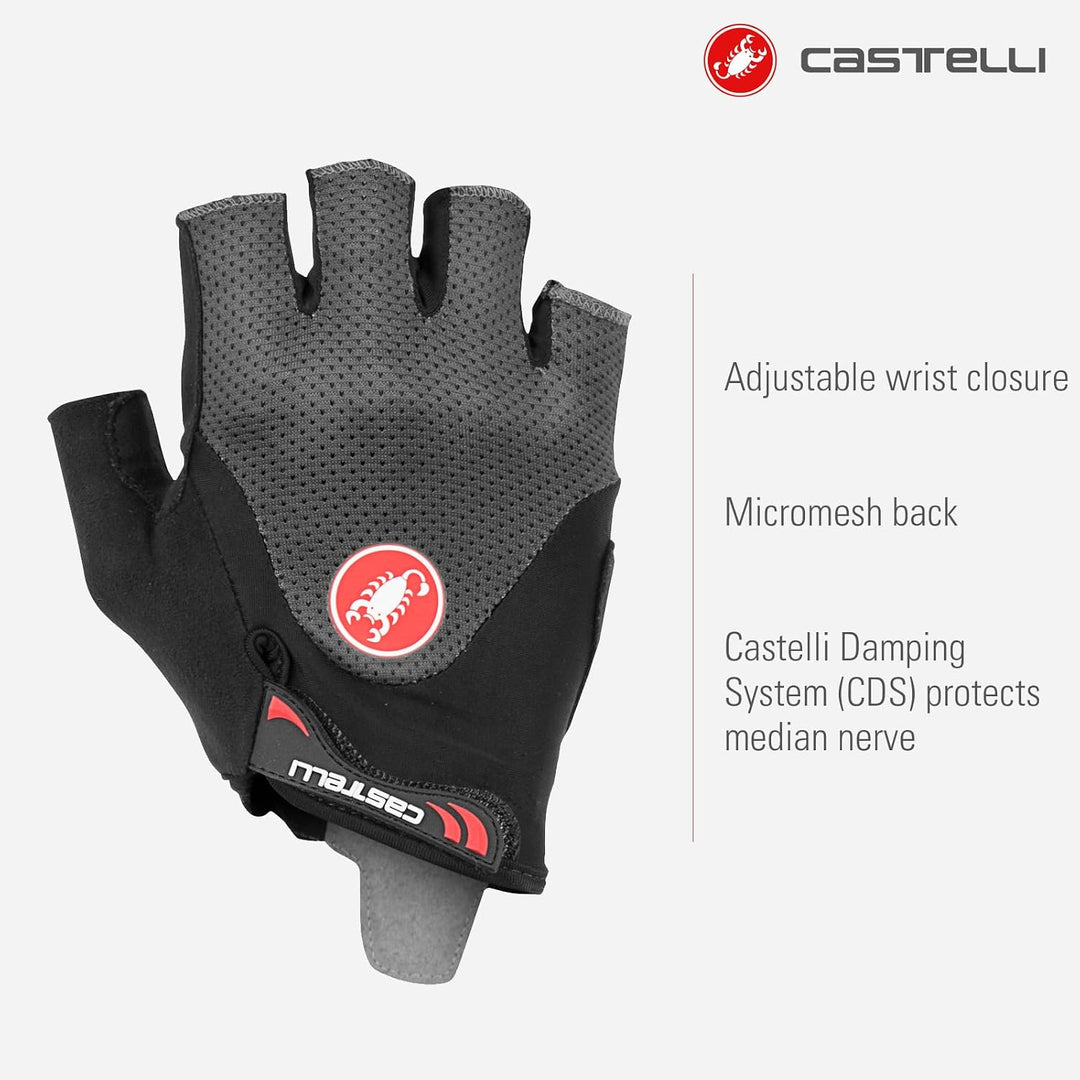 CASTELLI Herren Arenberg Gel 2 Glove Radfahren XL Dunkelgrau, XL Dunkelgrau