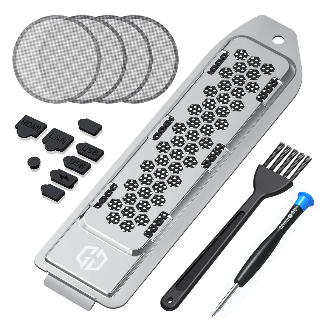 GRAUGEAR Kühl- und Staubschutz-Upgrade für PS5 Original, PS5 M.2 SSD Kühlkörperabdeckung mit Lüfter-