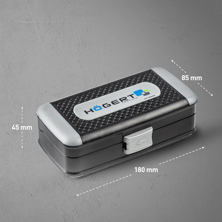 Högert Technik - Werkzeugset I Steckschlüssel, Bits und Ausstattung 1/4” I Legiertem Chrom-Vanadium-