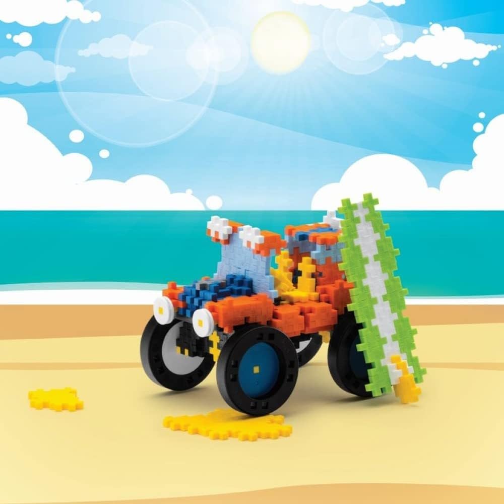 Plus-Plus 9607016 Kreativ-Bausteine, Learn to Build Fahrzeuge-Set, Konstruktionsspielzeug, PlusPlus