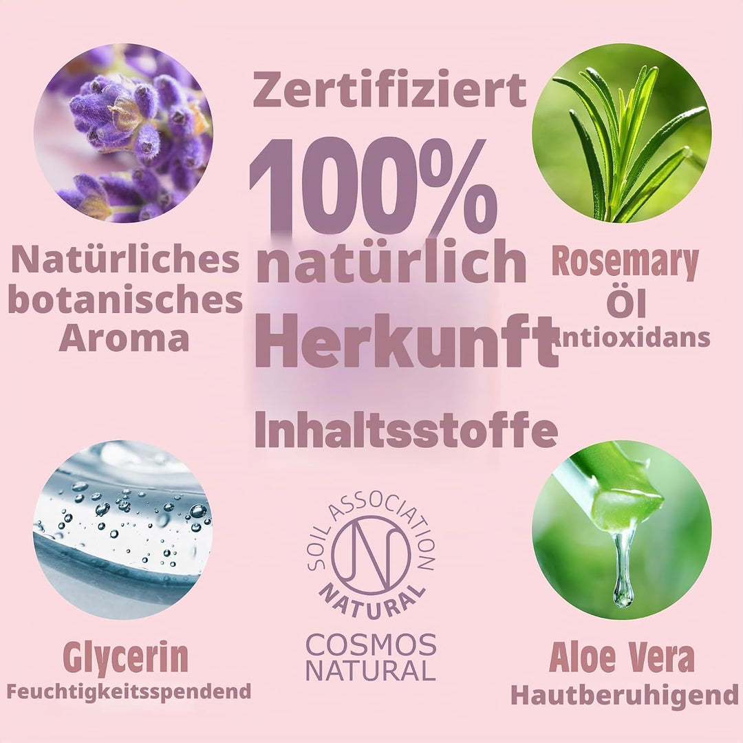 Salt Of The Earth Natürliches Deospray Nachfüllpack, Lavendel &amp; Vanille - Vegan, Langanhaltender Sch