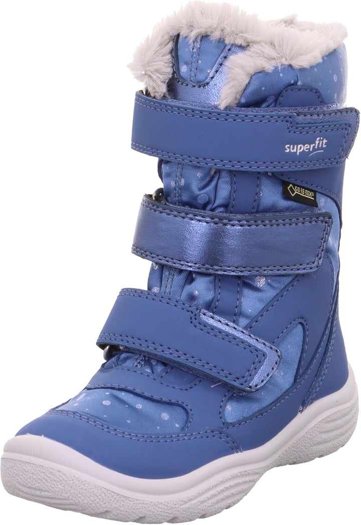 Superfit CRYSTAL Stiefel Gore-Tex 1-009091 Mädchen 25 EU Blau Hellgrau 8010, 25 EU Blau Hellgrau 801