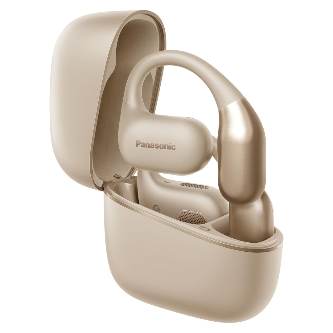 Panasonic RB-F10DE-C Open-Ear Wireless Kopfhörer, Bluetooth Kopfhörer mit ENC Mikrofon, 25 Std. Wied