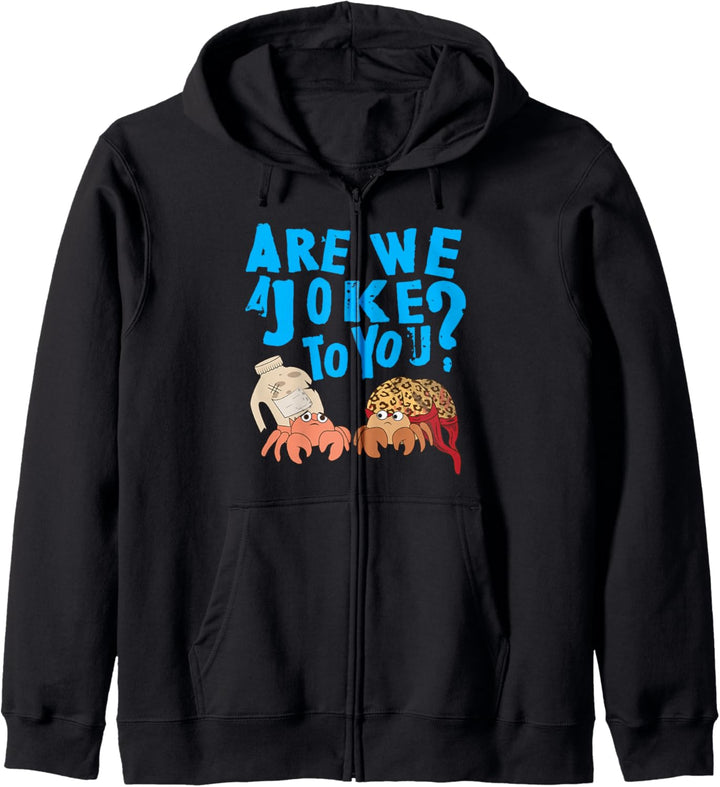 Sind wir ein Witz Sie nette Krabben Verschmutzung der Ozeane Kapuzenjacke
