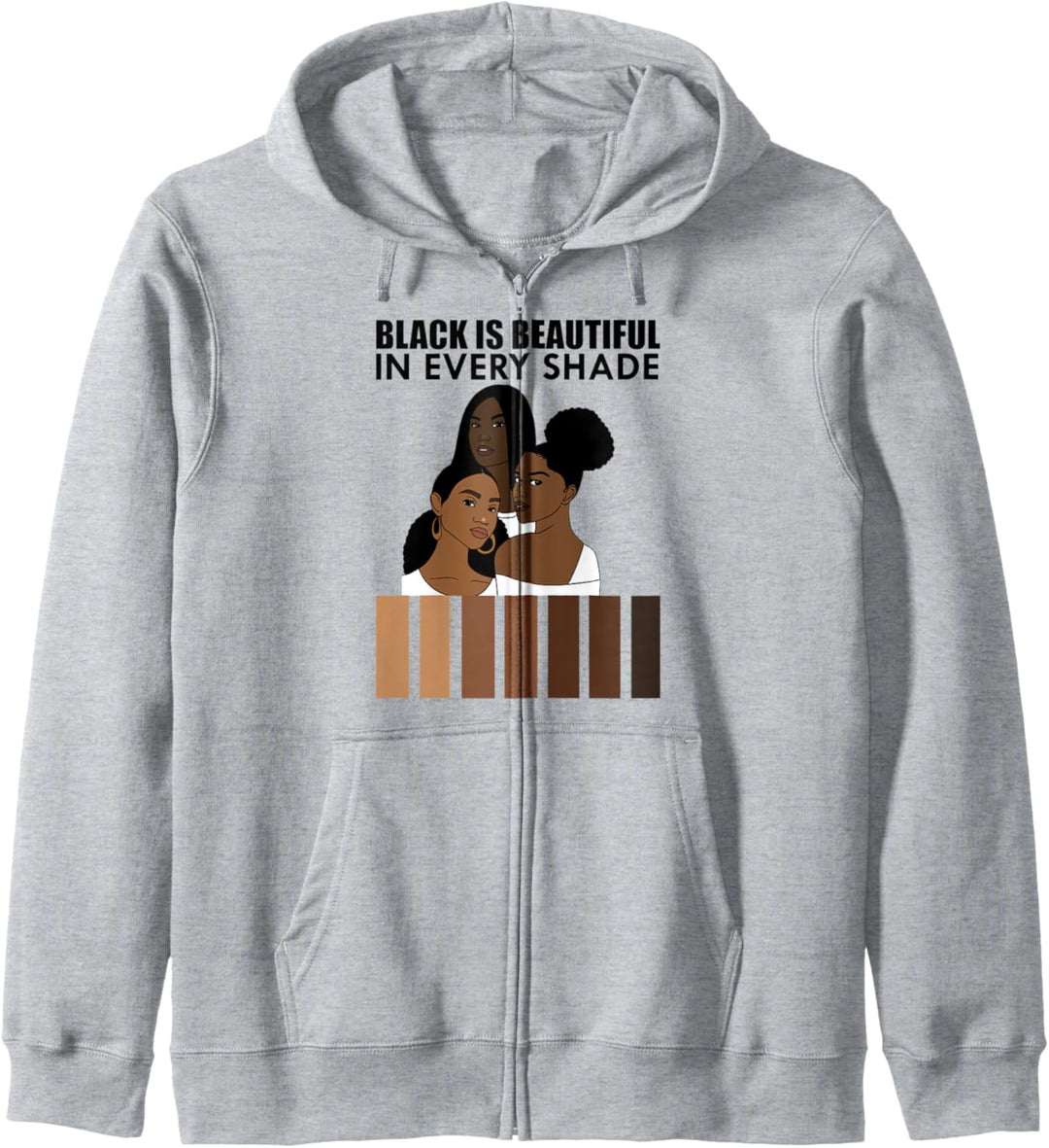 Oheneba: Melanin Black Is Beautiful Shade Women Afro Queen Kapuzenjacke