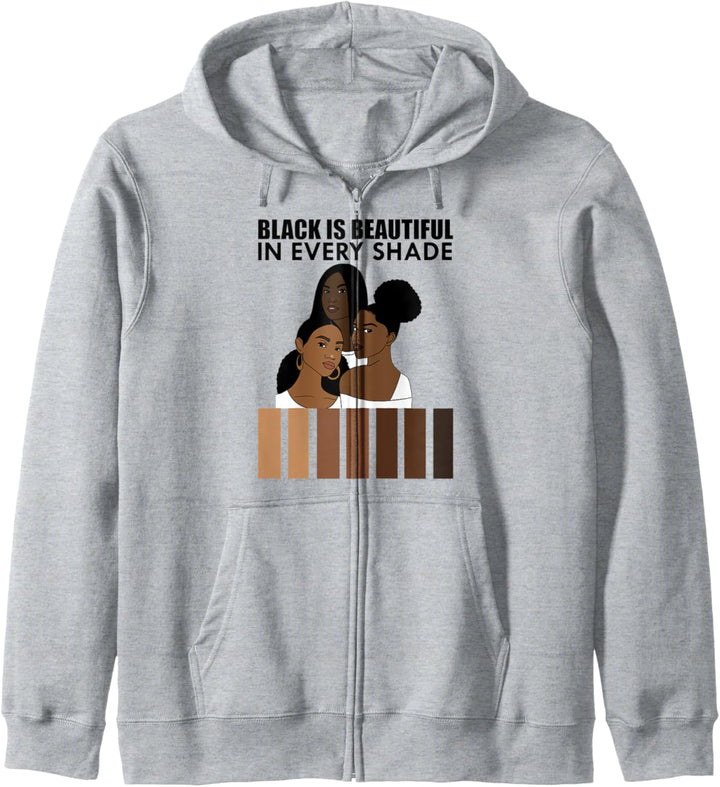 Oheneba: Melanin Black Is Beautiful Shade Women Afro Queen Kapuzenjacke