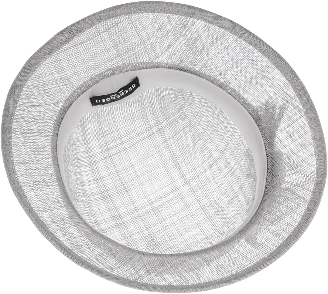 Seeberger Valeska Sinamay Strohhut Damenhut Sommerhut Strohglocke (One Size - grau)