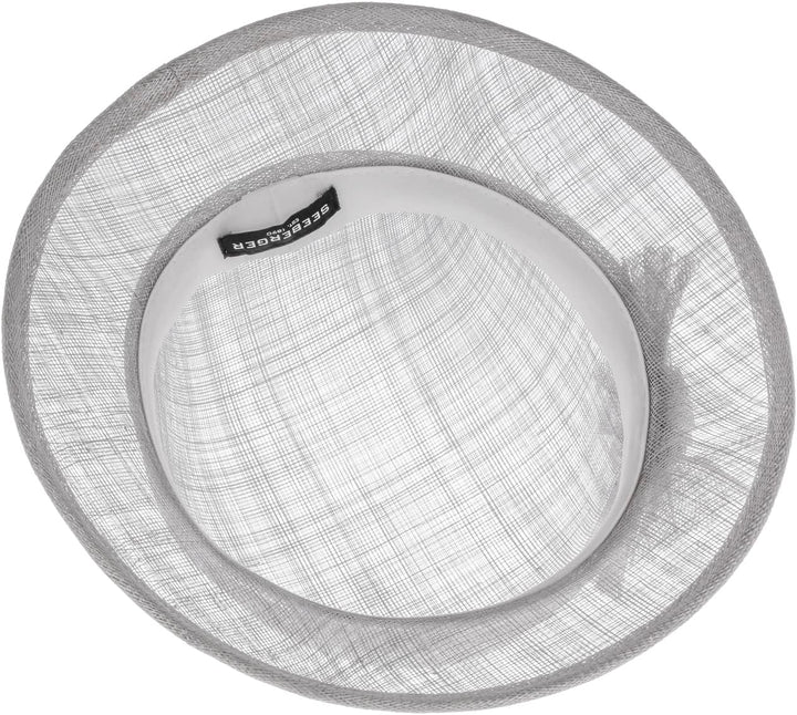 Seeberger Valeska Sinamay Strohhut Damenhut Sommerhut Strohglocke (One Size - grau)