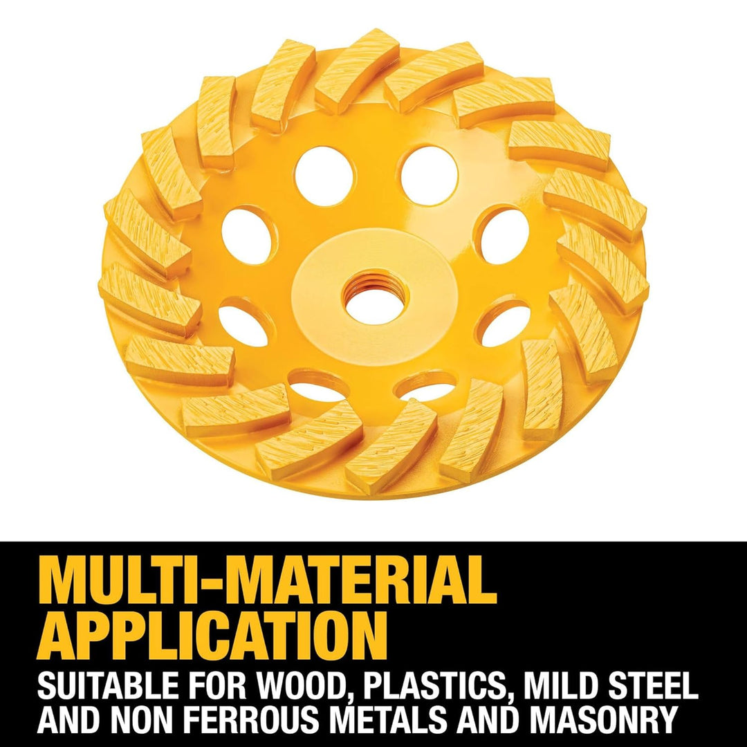 DEWALT dw4772t 4-Zoll XP Turbo Diamant-Schleiftopf