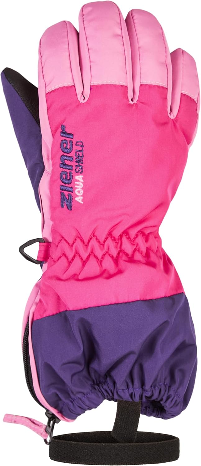Ziener Baby LEVIO AS Minis glove Ski-Handschuhe/Wintersport | wasserdicht, atmungsaktiv, Dark Purple