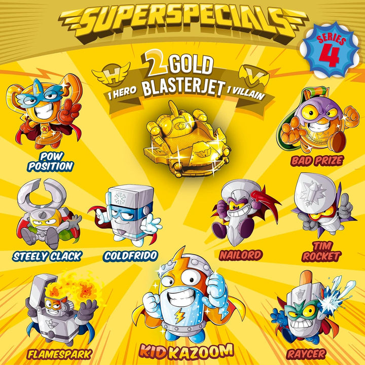 Super Things Superthings Serie 4, Dose Gold Tin Superspecials, Farbe (PST4V08TIN00)