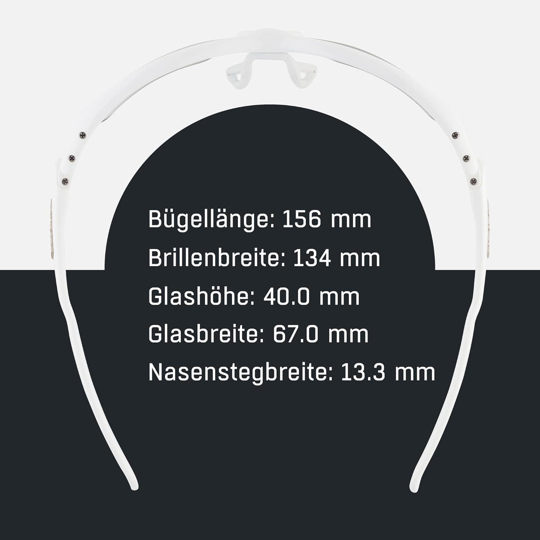 ALPINA TWIST FIVE S HR V - Selbsttönende, Bruchfeste & Beschlagfreie Sport- & Fahrradbrille Mit 100%