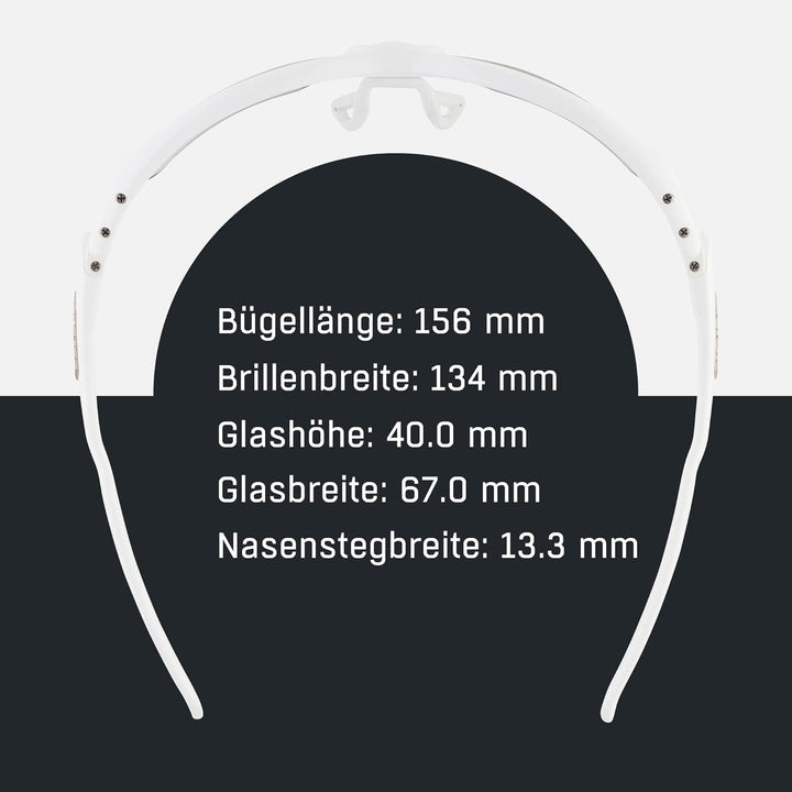 ALPINA TWIST FIVE S HR V - Selbsttönende, Bruchfeste & Beschlagfreie Sport- & Fahrradbrille Mit 100%