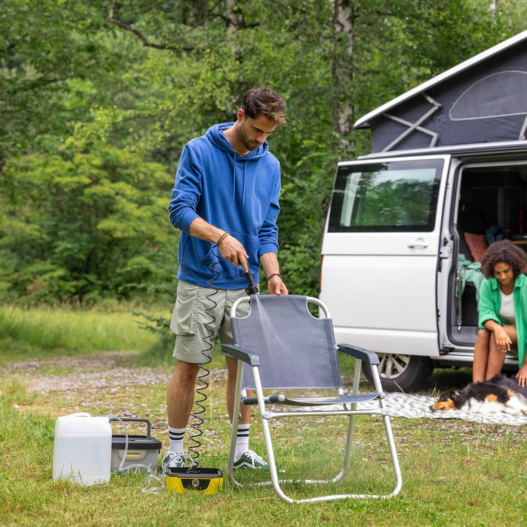Kärcher Mobile Outdoor Cleaner OC 4 + Adventure, Fördermenge: 2 l/min, Gewicht: 3,7 kg, Wassertank: