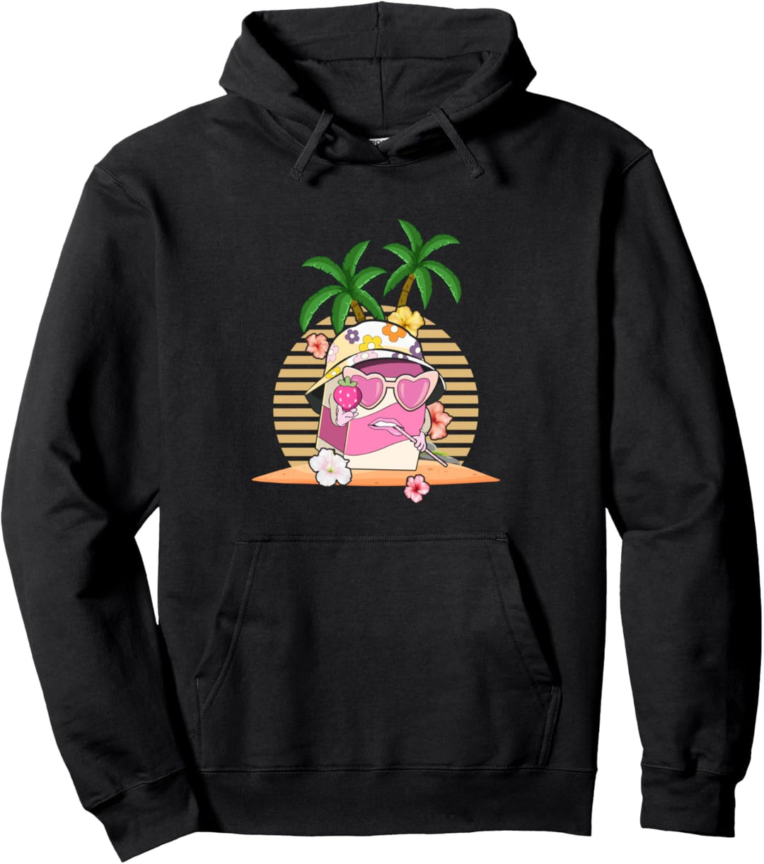 Coconut Girl Aesthetic Erdbeermilch Pullover Hoodie