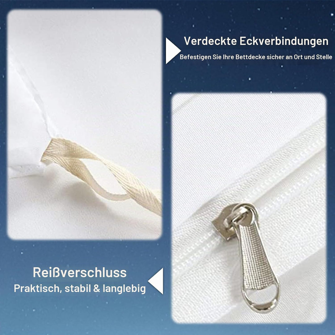 AVJWWD Bettwäsche-Set für Pferde mit 3D-Druck, Weich Mikrofaser Bettbezug Set mit Tier Pferde Motiv,