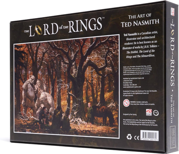 Thames & Kosmos , 696202, The Lord of The Rings: Trollshaws, 1000 Piece Jigsaw Puzzle, Puzzle, Ages