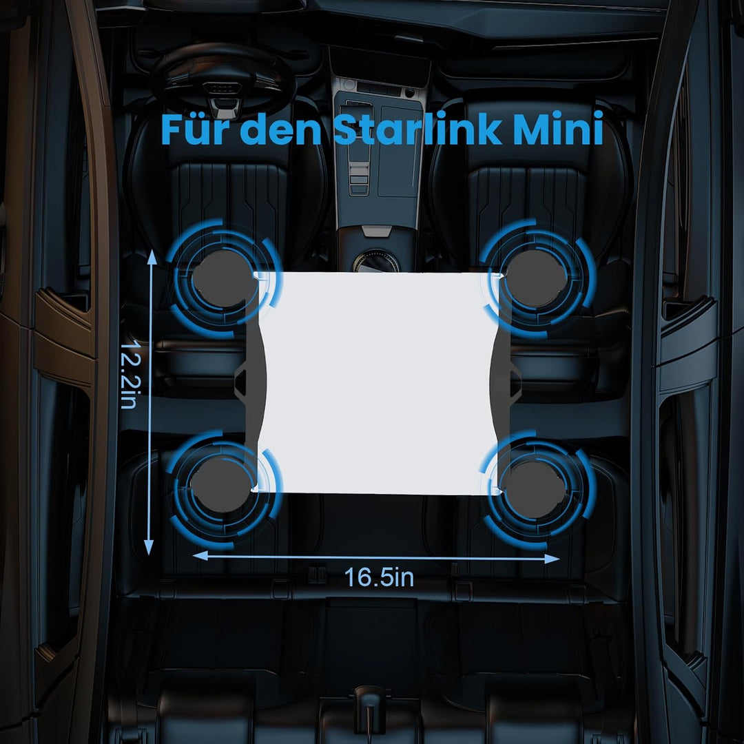 Starlink Mini-Saugnapfhalterung, Fenster- und Schiebedach-Saugnapfhalterung für stabilen Satellitene