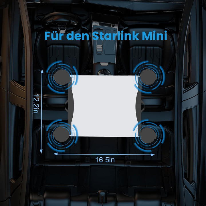 Starlink Mini-Saugnapfhalterung, Fenster- und Schiebedach-Saugnapfhalterung für stabilen Satellitene