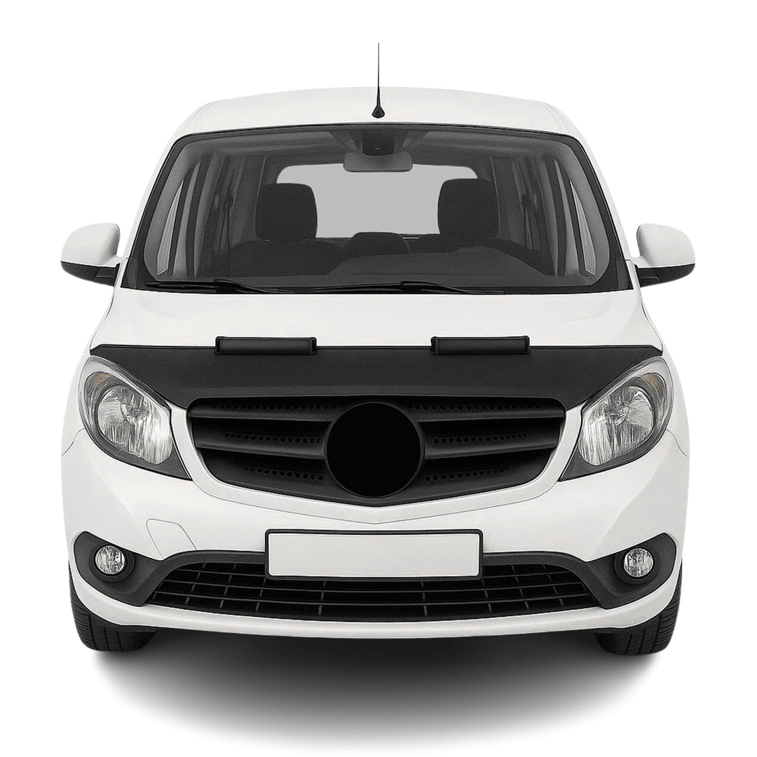 Haubenbra Bonnet Bra Steinschlagschutzmaske kompatibel mit Mercedes Citan 2013-2023 1x Halb Motorhau