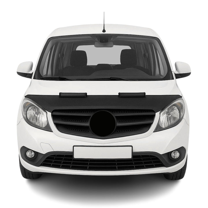 Haubenbra Bonnet Bra Steinschlagschutzmaske kompatibel mit Mercedes Citan 2013-2023 1x Halb Motorhau