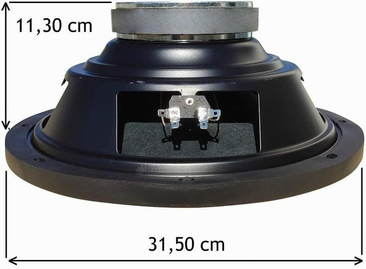 MASTER AUDIO 1 MA30W/8 MA 30W/8 professioneller woofer tieftöner 30,00 cm 300 mm 12" 300 watt rms 60