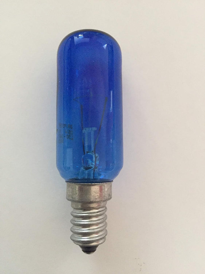 MDS Ersatzteile Lampe für Kühlschrank Side by Side Kühlschranklampe 25Watt E14 blau für Bosch Siemen