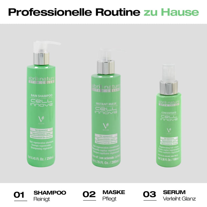 abril et nature - Instant Mask Cell Innove - Feuchtigkeitsspendende Haarmaske - 1000 ml - Für Strapa