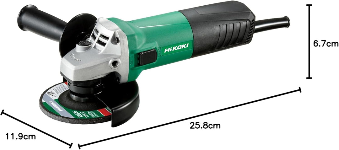 HiKOKI Winkelschleifer G12SR4 (730W, 10.000 1/min Drehzahl, Scheiben-ø: 115mm, Spindelarretierung, p