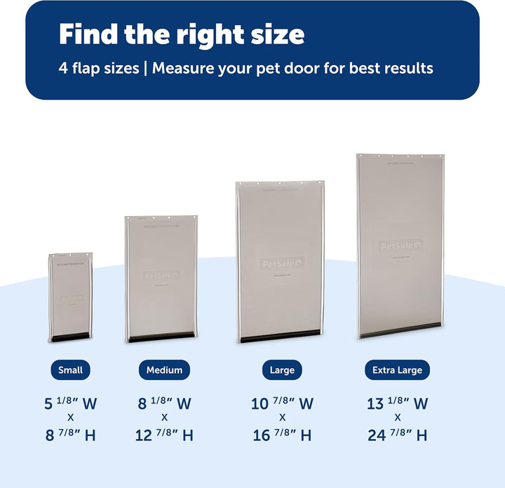 PetSafe Freedom PAC11-11037 – PAC11-11037 Ersatztür kompatibel mit Hunde- und Katzentüren – einfach