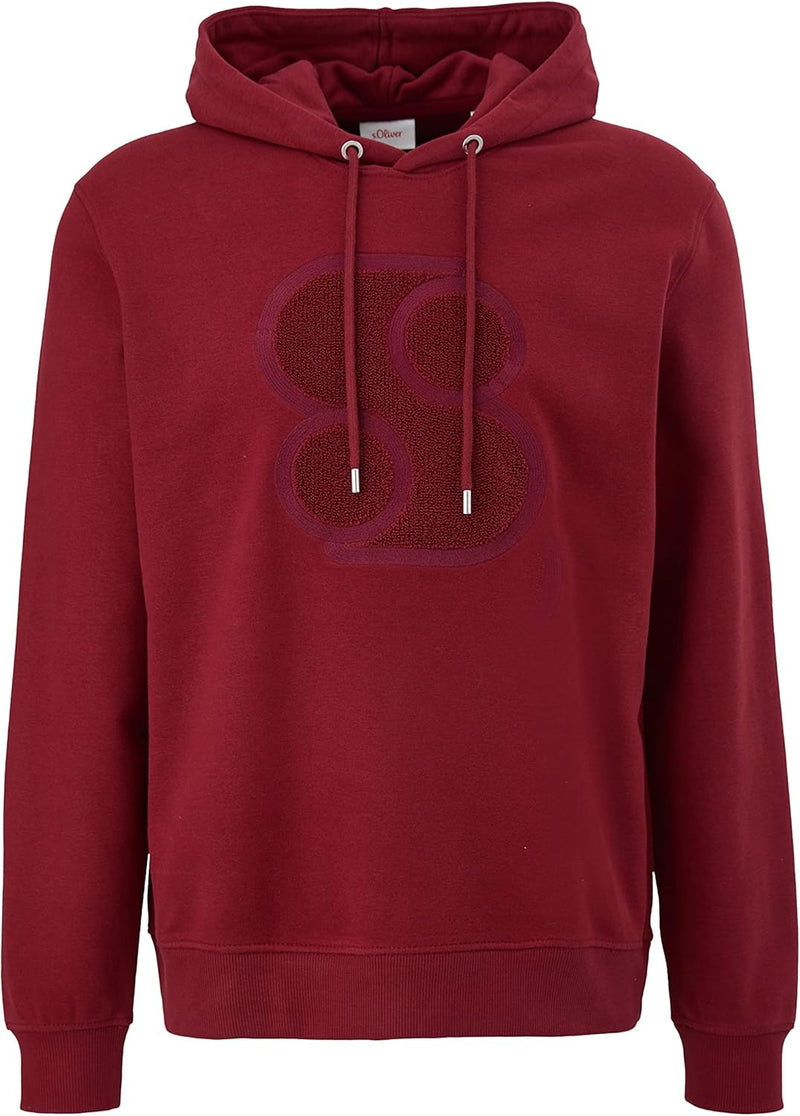 s.Oliver Herren Sweatshirt Langarm L Rot, L Rot