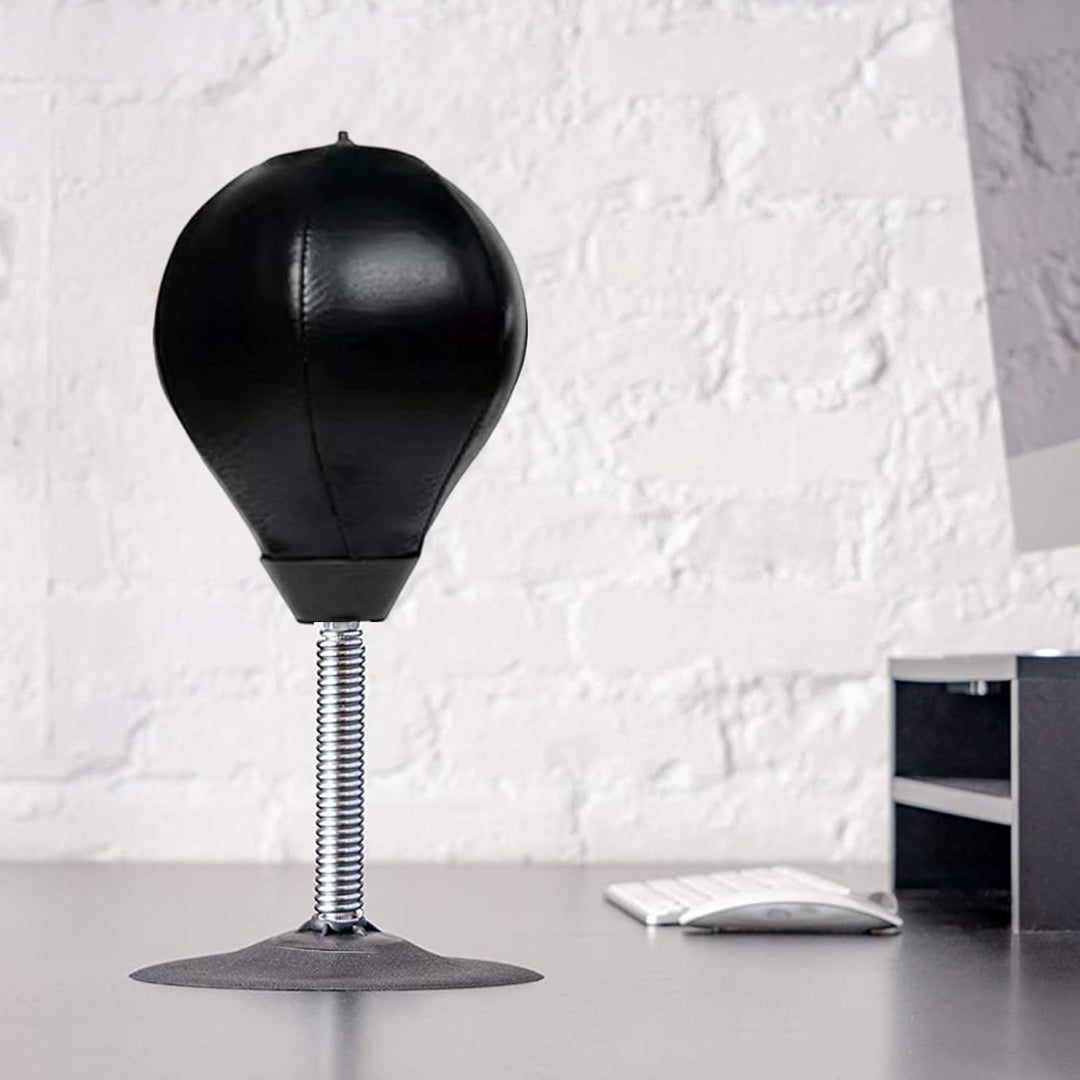 Tisch Boxsack, Lustiger Schreibtisch Boxsack mit Saugnapf und Klemmverschluss, Robuster Stressabbau-