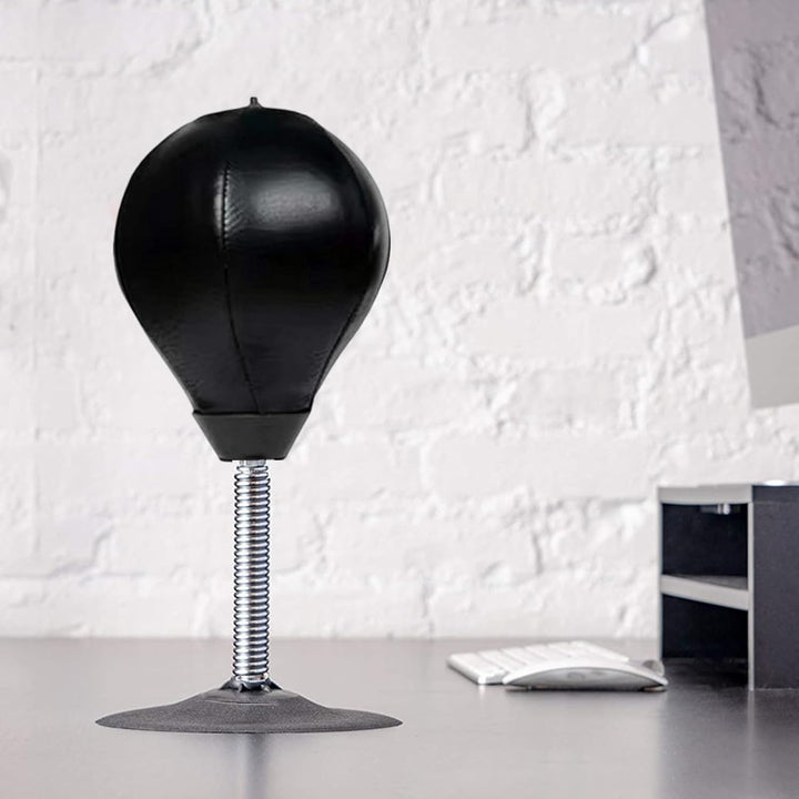 Tisch Boxsack, Lustiger Schreibtisch Boxsack mit Saugnapf und Klemmverschluss, Robuster Stressabbau-