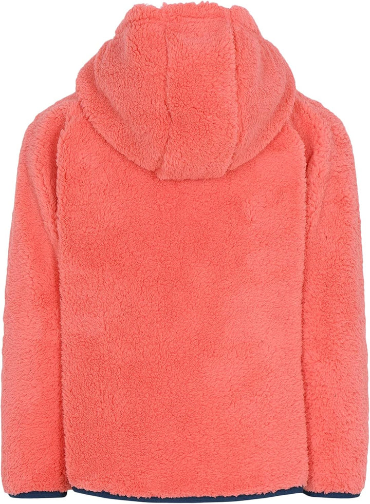 LEGO Mädchen Wear Teddy Kapuze und Taschen Fleece-Jacke 116 Peach, 116 Peach
