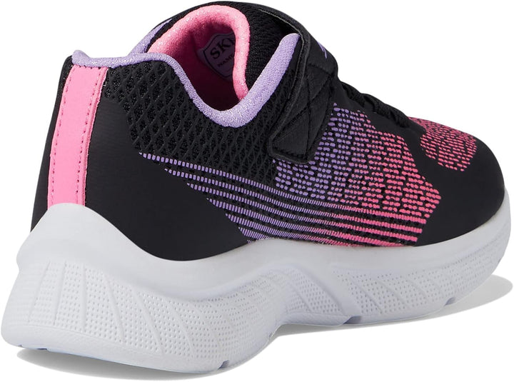 Skechers 303610l Bklv Mädchen Sportschuhe 27 EU Black Synthetic Lavender Trim, 27 EU Black Synthetic