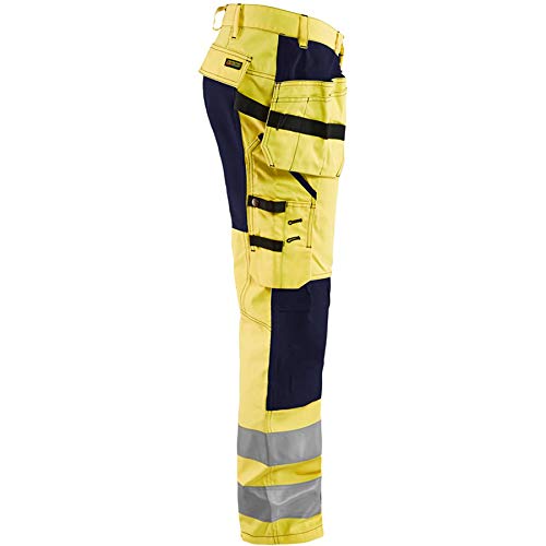 Blakläder 155218113389D120 Warn-Bundhose Grösse mit Stretch in gelb/marineblau, D120 D120 Yellow / N