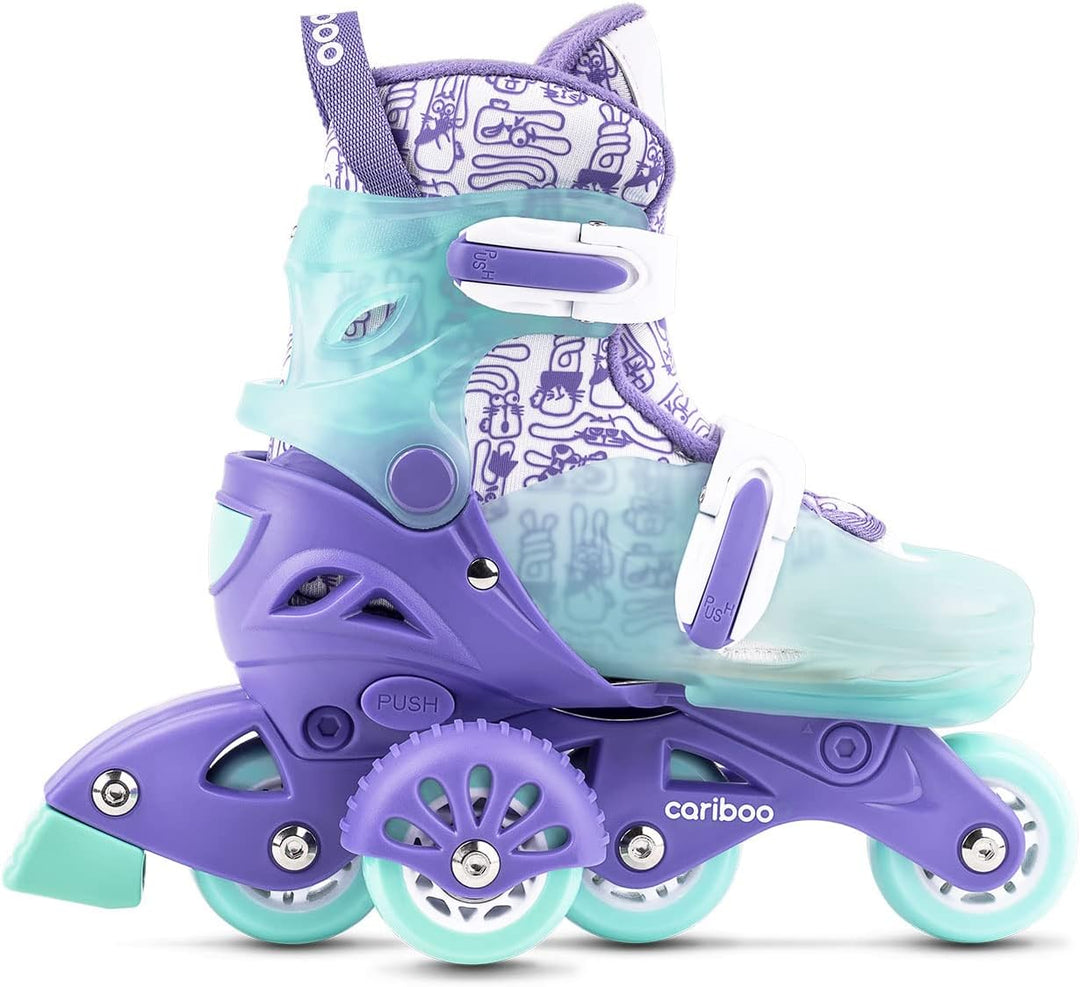Cariboo Step One Inliner Für Kinder Rollschuhe Lernrollschuhe Kinder Inline Skates Verstellbar Rolle