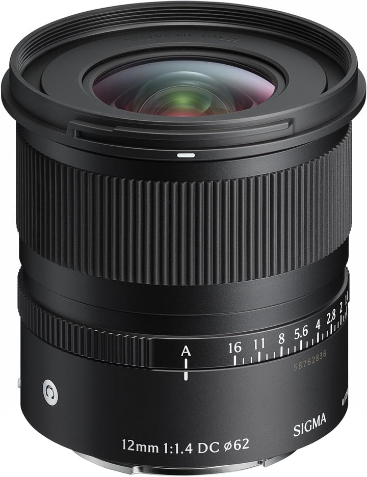 SIGMA Objectif 12mm f/1.4 DC Contemporary kompatibel mit Fujifilm X