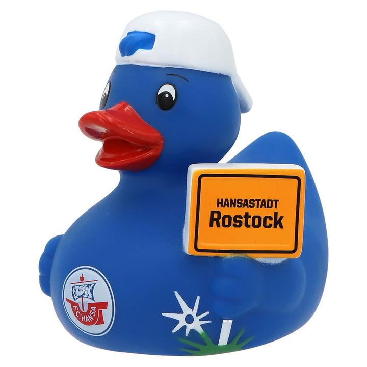 F.C. Hansa Rostock Badeente - Hansastadt - Ente FCH - Plus Lesezeichen Wir lieben Fussball