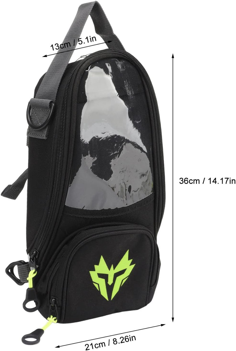 aqxreight Kraftstofftanktasche, Magnetischer Motorrad-Tankrucksack aus Oxford-Gewebe, Hochfestes 4,5