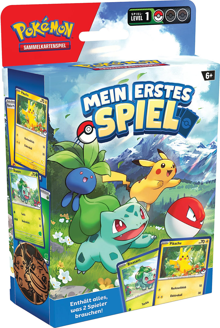Pokémon-Sammelkartenspiel: Mein erstes Spiel – Pikachu und Bisasam (Mit 2 spielbereiten Mini-Decks &