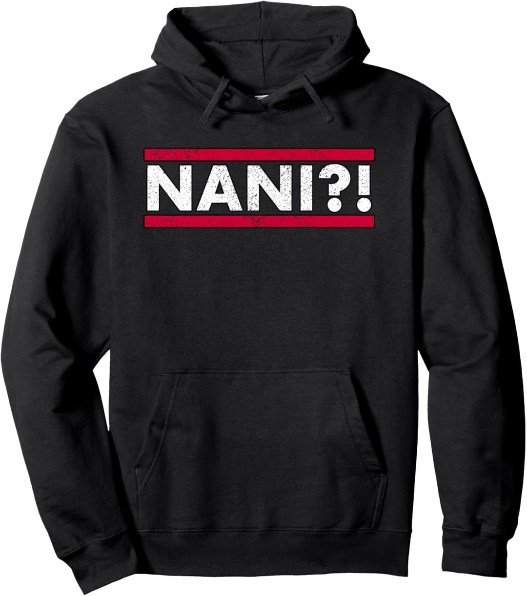 Nani I Lustig Japanisches Anime Manga Meme Spruch Pullover Hoodie