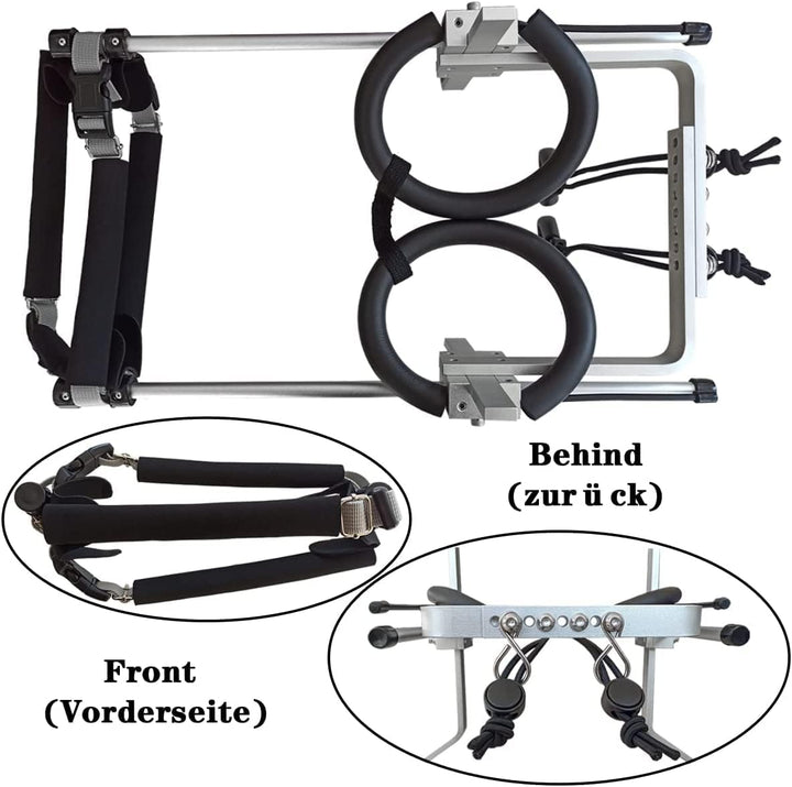 KAJILE Verstellbarer 2-Rad-Hunderollstuhl, XS-3 Grösse für die Rehabilitation der Hinterbeine von be