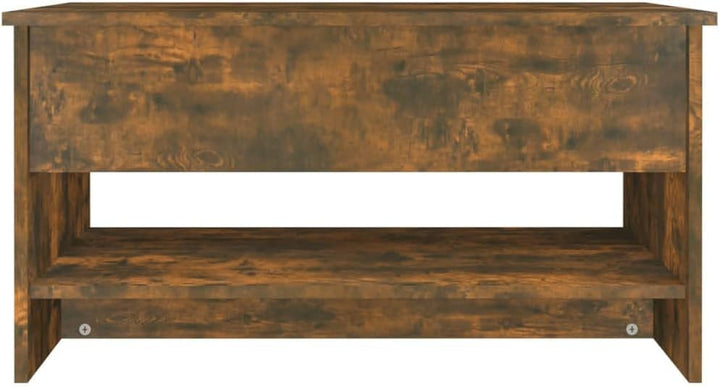 WIFESE 80x50x40 cm Couchtisch Höhenverstellbar Beistelltisch Wohnzimmertisch Verstellbare Tischplatt