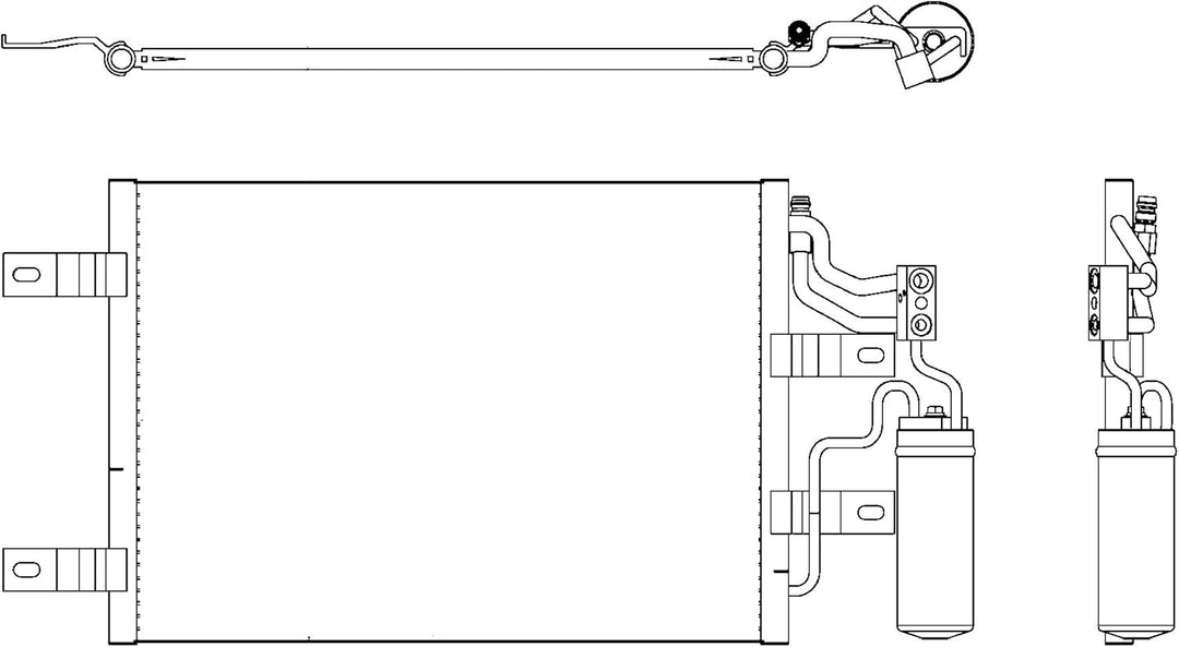 BEHR HELLA SERVICE 8FC 351 302-551 Kondensator, Klimaanlage