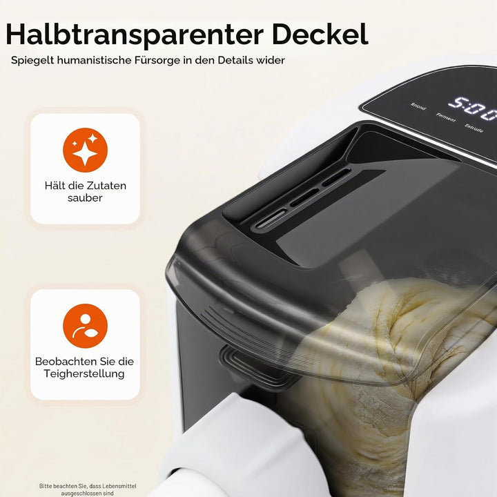 Nudelmaschine Elektrische Pasta Maker mit 13 Formen, pastamaschine mit Messbecher, Edelstahl Pasta M