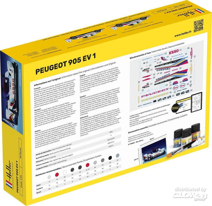 Heller 80718 Modellbausatz Peugeot 905 EV 1